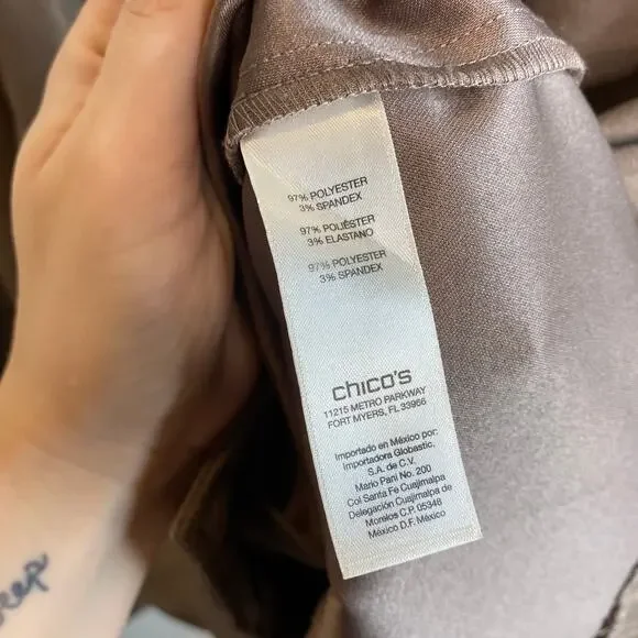 Chico's brown/gold accent jacket - Picture 7 of 7